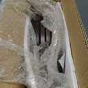 Metal Double Sided Hanging Clock with Retro Brown Sturdy Frame,Glass Lens,Silent Quartz Movement, Indoor/Outdoor Double-Sided Decorative Wall Clock for Home Decor Farmhouse Station Office Garden