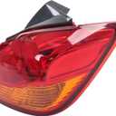 zeech Passenger Side Outer Tail Light Brake Lamp Replacement for Mitsubishi Outlander Sport ASX RVR 2011-2019 Red Lens Black Housing 8330B196 MI2805105