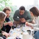 2 x Halloween Scavenger Hunt Cards, Scavenger Hunt Clue Game Card for Adults Family, Halloween Party Decorations Supplies, 21 Cards with Envelopes- B02