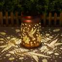 Mothers Day Gifts for Mom Grandma - Birthday Day Gifts for Women, Hummingbird Solar Lantern Outdoor Waterproof, Garden Decor