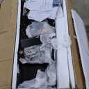 GarveeHome 71 in Kitchen Pantry Cabinet, Kitchen Hutch Storage with Led Lights and Power Outlets, Buffet Cabinet with Microwave Stand, Adjustable Shelves, Handless Design, Black