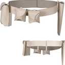 Women Queen Costume Belt Holster Knight Cosplay Accessories Blaster Prop Halloween Outfits (Small, White)