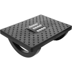 Ergonomic Office Footstool with Rocking Function Non-Skid Plastic Foot Rest Under Desk Stable Foot Elevation Stool for Comfortable Sitting and Posture Support