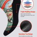 Diabetic Socks for Women & Men Extra Wide, Over The Calf Non Binding Lymphedema Neuropathy Swollen Feet for Women Men