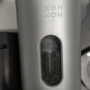 Home Hero Electric Salt and Pepper Grinder Set - Automatic Salt and Pepper Grinder Set Rechargeable. Electronic Salt and Pepper Shakers with LED Light, Electric Pepper & Salt Grinder, Set of 2 (Silver & Black)