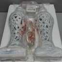 Table Lamp Bedside Lamps Set of 2, 28.5'' Luxsight Farmhouse Table Lamps for Bedroom, Lamps for Nightstands with Night Lights, with USB C+A Ports, Rustic Lamp for Living Room, Bulb Included