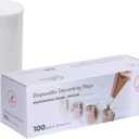 Keenpioneer 18Inch Piping Bags, Large Capacity, Biobased Disposable Cake Decorating Pastry Bag  Pack of 100