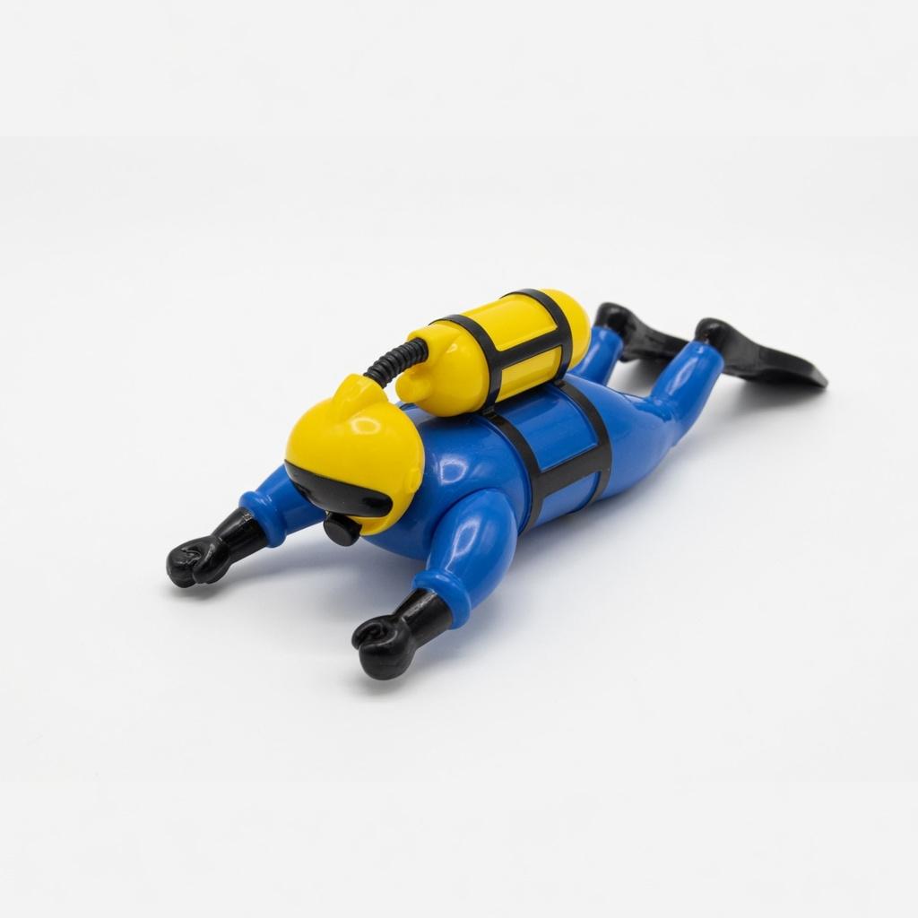 Aurora Toys Engaging Wind-Up Diver Toy - Endless Fun - Screen-Free Entertainment - Blue 3.5 Inches,