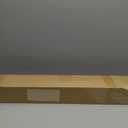 Cordless Bamboo Roman Shades 46x48in, Light Filtering Bamboo Blinds for Indoor Windows, Office, Bathroom and Living Room, Privacy Teak.