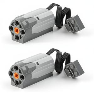 2Pack M Motor for Lego Compatible Bricks, M Size