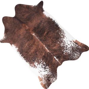 MACEVIA Faux Cowhide Rug Cute Cow Print Rugs Animal Area Carpet Western Decor for Living Room Bedroom Non-Slip 43.3" L x 29.5" W(3.6ft x 2.4ft)
