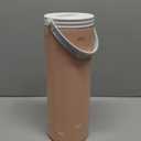 Portable Breast Milk Cooler for Travel, 22oz Large Capacity Breastmilk Chiller for Working Moms, 360 Cooling Keeps Milk Chilled 24 Hours, Includes 2 Baby Bottles, Breastfeeding Essentials (Pink)