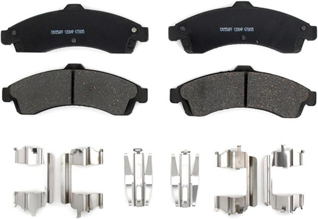 ACDelco Gold 17D882CH (19108013) Ceramic Front Disc Brake Pad Set