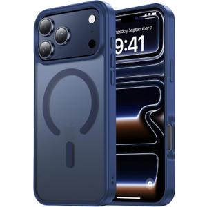 Tigowos for iPhone 18 Pro Max Case/17 Pro Max, Magnetic, Blue