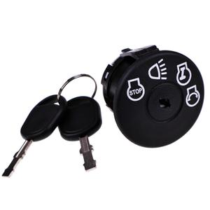 JEENDA 7-Terminals Starter Ignition Switch Keys GY20074 AM133597 Compatible with John Deere Scotts Sabre L100 L105 L107 L120 D105 D110 D125 D130 Riding Mowers Tractor L and D G Series (White)