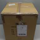 Simple Designs LT1223-GOB 19.75" Open Wire Geometric Table Lamp, for Living Room, Bedroom, Office, Black with Gray Shade