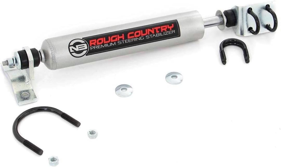 Rough Country N3 Steering Stabilizer for 1976-1986 Jeep CJ7 4WD - 8734530