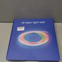 AI LED Neon Rope Light, RGBIC Neon Strip Light with Control of AI Through App & Voice, Compatible with Alexa & Google Assistant, Custom DIY Lighting Effects for Home & Party Decor,16.4ft