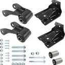 Rearward Leaf Spring Shackle Bracket Hanger Replacement for Chevy S10 1994-2004 Replacement for Chevy Blazer 1995-2005 722-006 722-008