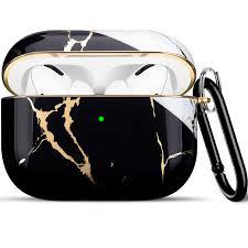 Marble Case Compatible with Airpods Pro 2nd/1st Generation Cases Hard Fashion Skin Case for Airpods Pro (2022/2019) with Keychain - Mix Marble