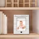 Beliran New Grandparent Gifts Picture Frame 5x7, First Time Grandparent Gifts Photo Frame, Grandparents Baby Announcement, A New Grandchild to Love Wooden Picture Photo Frames for Desk Home Room Decor