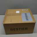 Bestier Chrome Modern Crystal Square Raindrop Chandelier Lighting Flush Mount LED Ceiling Light Fixture Pendant Lamp for Dining Room Bathroom Bedroom Livingroom 4 GU10 Bulbs Required 12" Wide 20" High