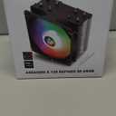 Thermalright Assassin X120 Refined SE ARGB CPU Air Cooler, 4 Heat pipes, TL-C12C-S PWM Fan, Aluminium Heatsink Cover, AGHP Technology, for AMD AM4/AM5/Intel LGA 1150/1151/1155/1851/1200/1700 (SE ARGB)