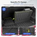 Xipoo Cargo Mat Compatible with 2014-2019 Toyota Highlander Trunk Mat Backrest Trunk Liner Cargo Liner Replacement for 2014-2019 Highlander Accessories