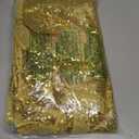 Pufogu 60"x120" Gold Sequin Tablecloth Rectangular Glitter Gold Table Cloths for Birthday Wedding Bridal Baby Shower Party Decorations