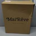 MaiRve Queen Comforter Set, Classic Plaid Farmhouse Bedding Sets 7 Pieces, Beige All Season Bed in A Bag with Sheets, Pillowcases & Shams