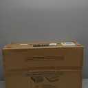 Ulif M5 Wall Mounted Clothes Garment Rack, Heavy Duty Closet Storage and Organizer System with 6 Shelves and 3 Expandable Hanger Rods, Space Saver Suit (46.2-102.4)" W x 14" D x 83.1" H, Black