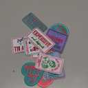 Lyrow 12 Pcs Funny Trucker Hat Patches Iron on Vintage Embroidered Trucker Hat Patches for Heat Press Girl Women DIY Accessories (Funny)