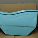 G Ganen Plastic Foldable Bathtub for Shower Portable Ice Bath Tub Blue 30Inch