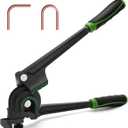 3 in 1 Pipe Tube Bender, 1/4'' 3/8'' 1/2'' O.D. Manual Tubing Bender, 180 HVAC Copper Bending Tool with Rubber Handle, Brass Thin Steel Pipes Bender for Air Conditioning Refrigerator Repair