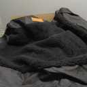 Patas Lague Orthopedic Jumbo Dog Bed for Extra Large Dogs 56''X40'', Waterproof L Bolster Pet Sofa Beds with Removable Washable Cover, Soft Comfortable Pet Couch Crate Mat with Nonskid Bottom, Black OEKO-TEX STANDARD 100