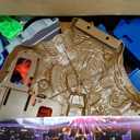 Monster Jam, Supercharge Speedway Playset, Megalodon and El Toro Loco Die-Cast Monster Trucks, Light Up World Finals Track Kids Toys for Boys Ages 3 and Up
