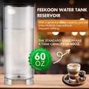 Feekoon 60 OZ Water Tank Reservoir Compatible with Groupe SEB Nespresso by Krups Vertuo Plus Deluxe XN900840 Coffee Machine/Krups Groupe SEB Nespresso Vertuo Plus XN900T40 Pod Coffee Machine