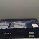 ocioc Ceiling Fans with Lights, 52 inch White Ceiling Fan with Light and Remote Control, 3CCT, Quiet DC Motor, 5 Blades Modern Ceiling Fan for Living Room Indoor/Covered Outdoor