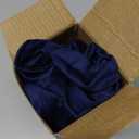 DEZENE Throw Pillow Covers 20x20 Navy Blue: Pack of 2 Cozy Soft Velvet Square Modern Luxury Decorative Throw Pillow Cases for Sofa Couch Living Room Bed Home Decor