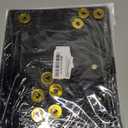 PU Leather 8.5*11in Discbound Cover And Disc Set with 11 Pcs Discbound Discs 1in Disc Bound Notebook Accessories Discbound Planner Cover Notebook Planner System For Office(Not Including Book) ((Black)