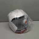 Spooktacular Creations Astronaut Helmet for Kids with Movable Visor Pretend Role Play Accessory Toy Set Halloween Costumes (White+red)