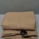 ULTCOVER Patio Furniture Sofa Cover 60W x 35D x 35H inch Waterproof Outdoor 2-Seater Loveseat Cover (60"x35"x24"/35"(H), Brown-35"deep)