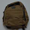 Dinictis Dad Diaper Bag, Mens Diaper Bag Backpack with Diaper Changing Mat, Military Diaper Backpack with Molle Webbing, Waterproof Pouch, Baby Wipes pocket, Insulated Bottle Pockets- Jungle Brown