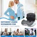 Seat Cushion - Memory Foam Cushion for Office Chair, Lumbar Support Pillow One Piece, for Sciatica & Tailbone Pressure Relief Coccyx Pad for Long Sitting Office Chair, Wheelchair, Home, Office