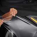 DIYAH Extra Thick Clear Paint Protection Bulk Vinyl Wrap Film with Hand Tools (120" X 60" / 10 FT X 5 FT)