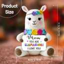 8 x Birthday Gift for Mom from Daughter Son - Llama Gifts for Christmas Mothers Day, Cute Llama Crochet Gift, Gifts for Mother in Law Stepmom, Gigi Nana, I Love You Mom Appreciation Animal Crochet