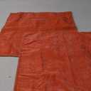 decorUhome Decorative Rust Pumpkin Thanksgiving Throw Pillow Covers 20x20 Set of 2, Soft Chenille Jacquard Farmhouse Textured Pillow Covers for Couch Bed Sofa Autumn Harvest Halloween Holiday