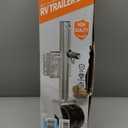 2000 lbs Trailer Jack with Dual Wheel, Heavy Duty Swivel Boat Jack, 12" Lift, Bolt-on Tongue Trailer Jacks for RV Boat Trailers, Silver