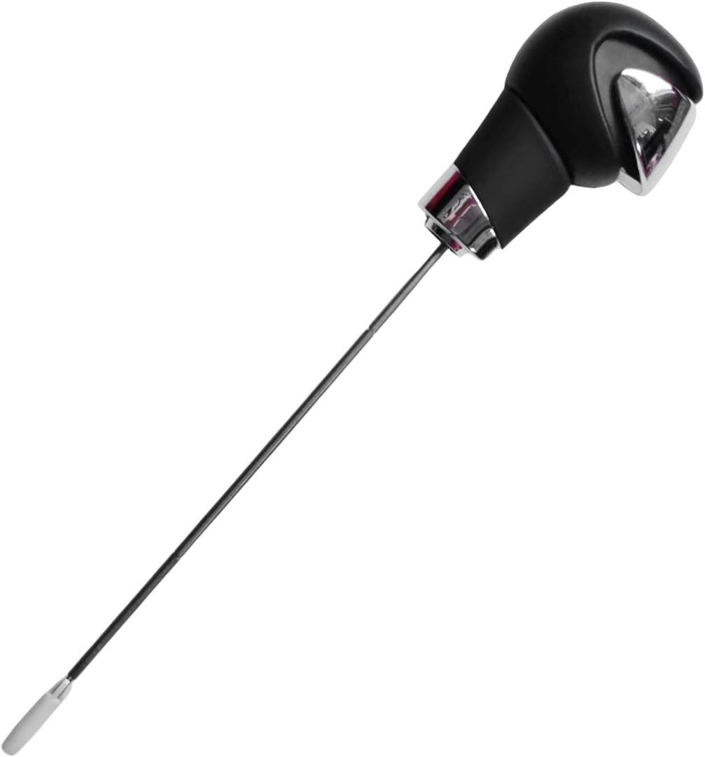 Automatic Transmission Leather Gear Shift Lever Handle Knob Gear Shifter Level Selector Knob Chrome Fits for Mini Cooper R55 R56 R57 R58 R59 R60 R61 2009-2015 25167584237