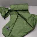 Camping Sleeping Pad, Ultralight Camping Mat with Pillow, Built-in Foot Pump Inflatable Sleeping Pads Compact for Camping Backpacking Hiking Traveling Tent,Single,Green